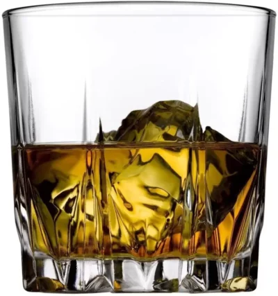 PASABAHCE (Pack of 6) 103878 Glass Set Whisky Glass  (320 ml, Glass, Clear)