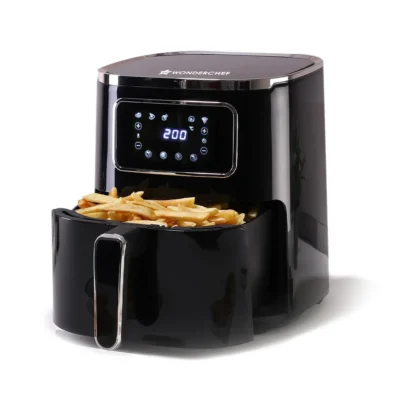 Platinum Digital Air Fryer | 5L | Rapid Air Technology | 7 Pre-Set Menu Options | Temperature and Time Control | Digital Interface | Chrome Finish | 1 Year Warranty - Image 6