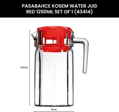 PASABAHCE 1250 L Glass Water Jug - Image 2