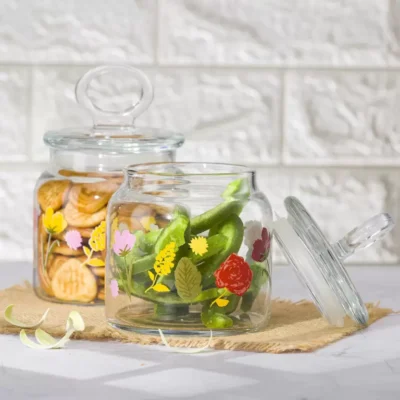 PASABAHCE Glass Pickle Jar - 575 ml  (White) - Image 2