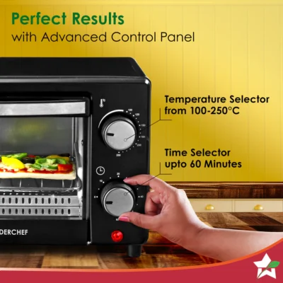 Oven Toaster Griller (OTG) 10 L | Bake, Grill, Roast | Auto-Shut Off | Heat-Resistant Tempered Glass | Customised Time & Temperature Control | Easy to Clean | 2 Year Warranty - Image 2