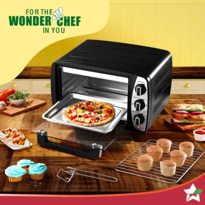 Oven Toaster Griller (OTG) 17 L | Bake, Grill, Roast | Auto-Shut Off | Heat-Resistant Tempered Glass | Customised Time & Temperature Control | Heat Selector | Easy to Clean | 2 Year Warranty - Image 2
