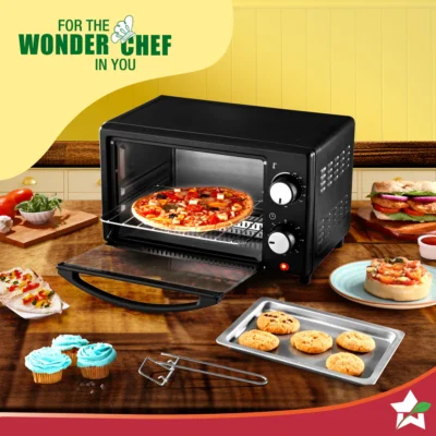 Oven Toaster Griller (OTG) 10 L | Bake, Grill, Roast | Auto-Shut Off | Heat-Resistant Tempered Glass | Customised Time & Temperature Control | Easy to Clean | 2 Year Warranty - Image 5