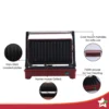 SKT Mini Plus | Crimson Edge Electric Contact Grill & Sandwich Maker| 3-in-1 Toaster, Griller & Sandwich Maker| Cool Touch Handle|Auto Shut Off | 1 Year Warranty| Red - Image 4