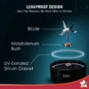 Nutri-blend SMART Automatic Mixer Grinder with Dual Pulse Function|22000 RPM|100% Full Copper Motor|2 Unbreakable Jars| 500 Watt| 2 Years Warranty| Recipe book by Chef Sanjeev Kapoor| Black - Image 4