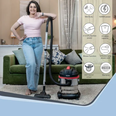ACE Wet & Dry Vacuum Cleaner 1600W - Image 5