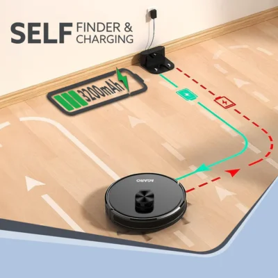 Alpha Robot Vacuum Cleaner, Brush, Dry Vacuum & Wet Mop - Image 5