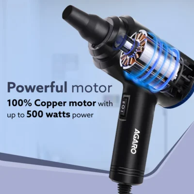 Compressed Air Duster, AD1719, Air Blower, Black