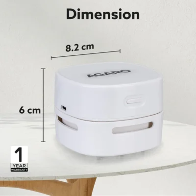 Crown Mini Desk Vacuum Cleaner, Mini Table dust Sweeper, High Endurance up to 150 mins, Cordless, For Table Cleaning, Home, School, Office - Image 2