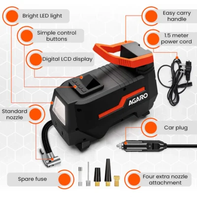 Digital AC/DC Tyre Inflator TI2157 - Image 2
