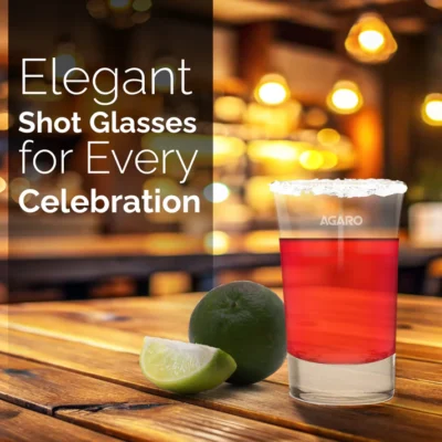 Elegant Shot Glass 45ml, Set of 6, Whisky Shot, Vodka Shot, Tequila Shot, Liquor Shot, Wine Tasting, Cocktail, Home, Bar - Image 4