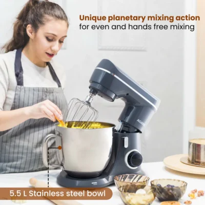 Elegant Stand Mixer,1400W - Black | Buy Stand Mixer Online at Best Price in India - Image 6