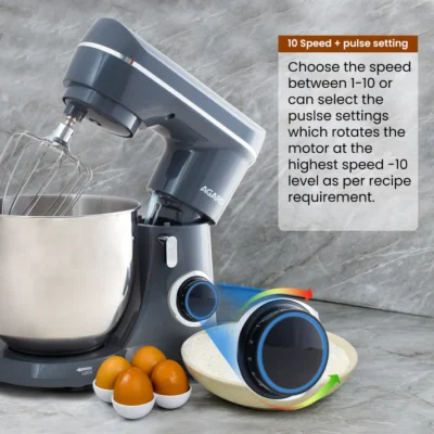 Elegant Stand Mixer,1400W - Black | Buy Stand Mixer Online at Best Price in India - Image 3