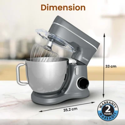 Elegant Stand Mixer,1400W - Black | Buy Stand Mixer Online at Best Price in India - Image 2