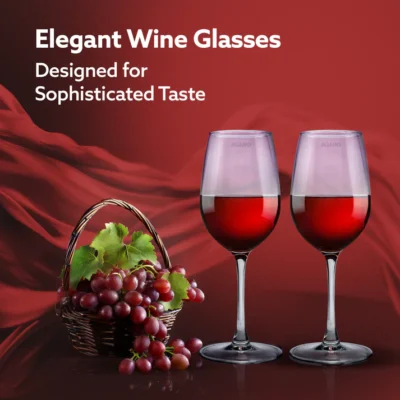 Elegant Wine Glass 390ml, Set of 6, Whisky, Vodka, Tequila, Liquor, Wine Tasting, Cocktail, Home, Bar - Image 5