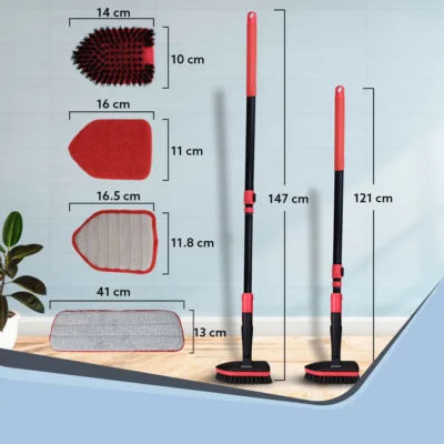 Regency Electric Spin Mop for Floor Cleaning, Floor Mopping, Automatic Wet Mopper, Cordless, Adjustable Handle, Water Sprayer, Lightweight, For Hardwood, Tile & Laminate Floors, Home, Kitchen & Office use - Image 6