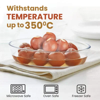 Elite Glass Baking Tray - 1600ml - Image 4