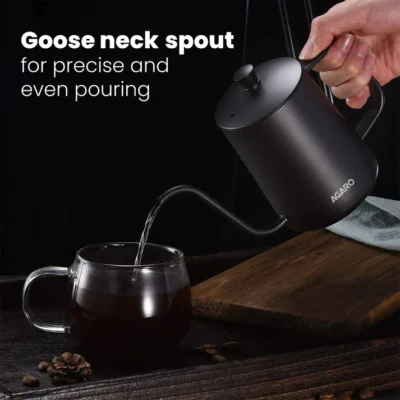 Elite Goose Neck Kettle - 600 ml - Black - Image 7