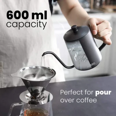 Elite Goose Neck Kettle - 600 ml - Black - Image 6