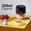 Elite Rechargeable Mini Electric Chopper, 250 Ml, Black - Image 6