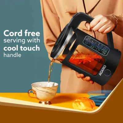 Galaxy Electric Kettle with Keep Warm Function, 1.5L, Black - Image 6