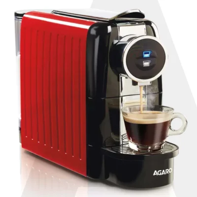 Galaxy Espresso Coffee Maker Single Serve Coffee Maker, Powerful 20 Bar Pressure, 650ml Water Tank, Automatic Temperature Control, Custom Brewing Volume, Anti Drip, Metal Body, Red