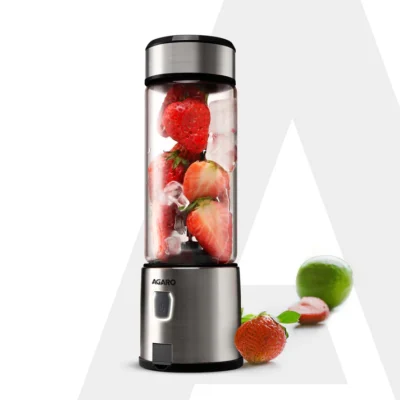 Galaxy Portable Blender, For Smoothie And Juices, Portable Hand Blender For Kitchen, USB Rechargeable Fruit Juicer Machine, 6 Sharp SS Blade, 450ml BPA Free Food Grade Jar