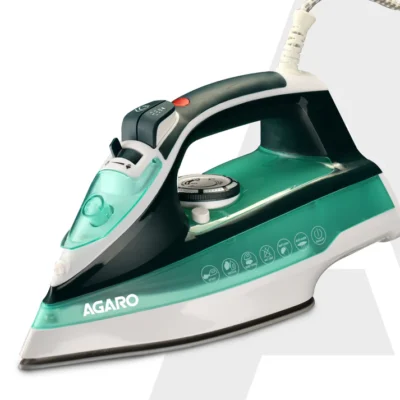 Galaxy Steam Iron, 2200W, Ceramic Coated Sole Plate, Sea Green