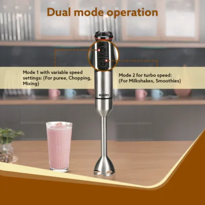 Grand 1000 Watts Hand Blender (Black) - Image 3