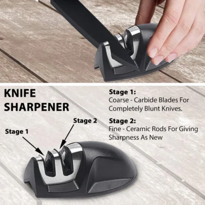 Grand 17 Pcs Kitchen Knifes Set - Image 4