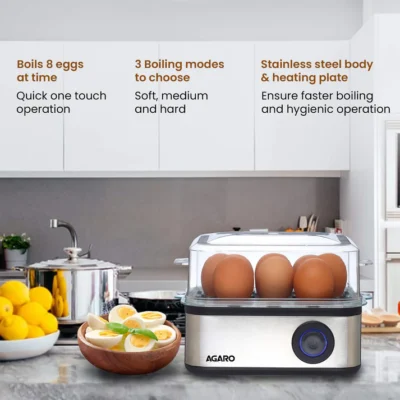 Grand Egg Boiler And Poacher - 500W, Silver - Image 6