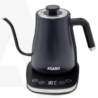 Grand Electric Goose Neck Kettle - 800 ml - Black