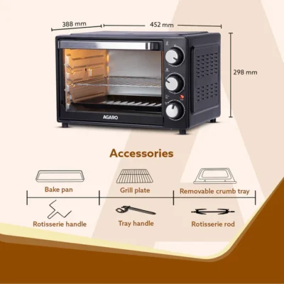 Grand Oven Toaster Grill Convection Cake Baking OTG- 30L - Image 2