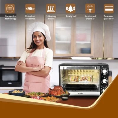 Grand Oven Toaster Grill Convection Cake Baking OTG - 40L - Image 2