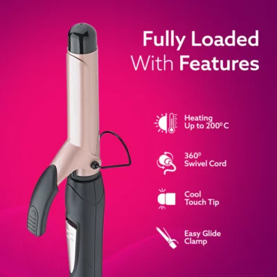 HC-6001 Hair Curler with 25mm Barrel - Image 3