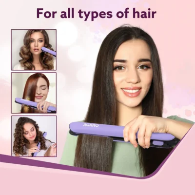 Hair Straightener, Keratin Infused Ceramic Coated Plates, Fast Heating, PTC Heating, Hair Straightening, Hair Styling For Women, Blue, HS1917 - Image 2