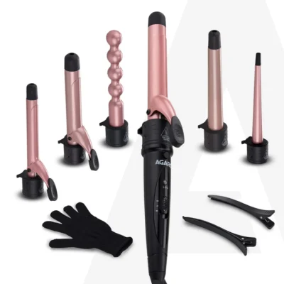 HS1707 6-in-1 Multi Hair Styler - Black & Rose