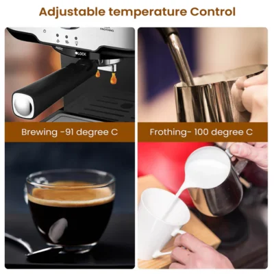 Imperial Espresso Coffee Maker -1100W - Image 5