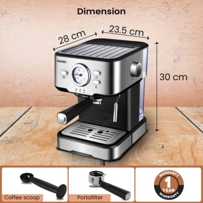 Imperial Espresso Coffee Maker -1100W - Image 2