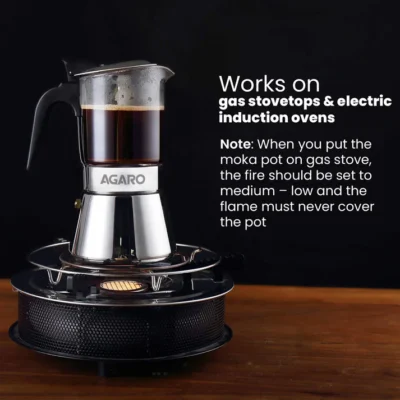 Imperial Moka Pot - 240 ML - Silver - Image 2