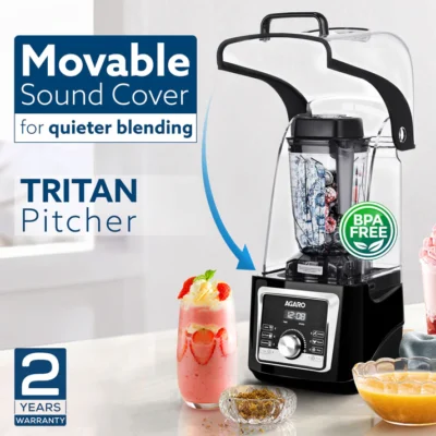 Imperial Professional Blender, Low Noise, 2200W Powerful Copper Motor, 2.5L Capacity, 6 Pre-set With Pulse, Adjustable Speed & Timer, Stainless Blades - Image 6