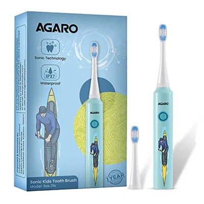 REX Dlx Sonic AA Battery Electric Toothbrush For Kids