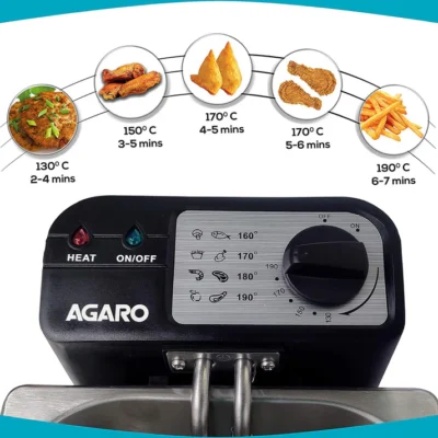 Marvel Deep Fryer - 2L - Silver - Image 2