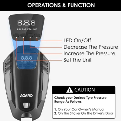 PRIMO Digital Tyre Inflator 120W - Image 5