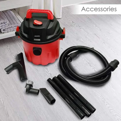 Rapid Vacuum Cleaner,1000W,Wet&Dry,for Home, Plastic Body,Red,10 Liter, Cartridge - Image 2