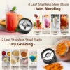 Regal 3 Jar Personal Blender, 400W, Serrated and Cross Blade with Detachable Base, Mixer/Grinder/Smoothie/Juice Maker, Red & Black - Image 4