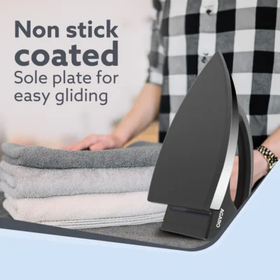 Regal Heavy Weight Electric Dry Iron, 1000W, Black - Image 4