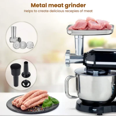 Regency Stand Mixer - 1400W - Black - Image 2