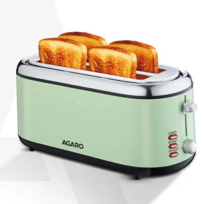 Royal 4 Slice Stainless Steel Pop Up Toaster-1450W