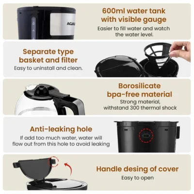 Royal Drip Coffee Maker - 750W - Image 3